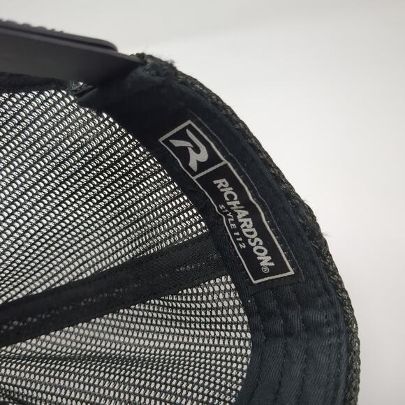 Crux Bend Oregon Snapback Trucker Hat Black One Size Adjustable Richardson - Picture 9 of 10